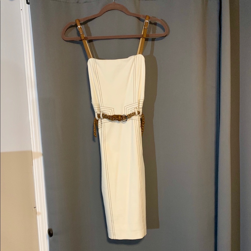 Sophisticated form-fitting cocktail dress